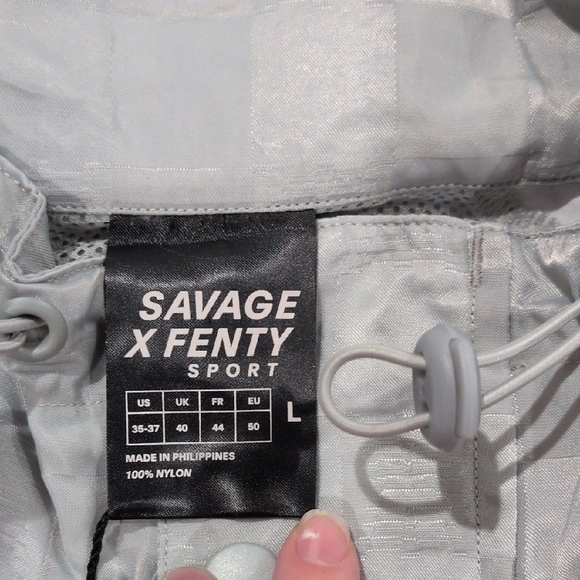 Savage X Fenty Sport Jacket in Light Gray - Picture 2 of 9